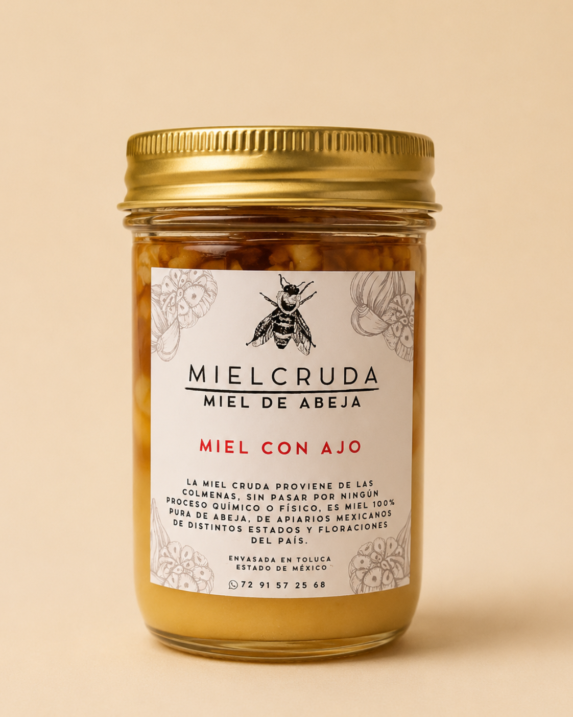Miel con ajo